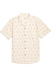 COLLINS SLIM SHIRT Dune Chevron