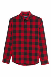 CITY FLANNEL Red and Black Buffalo