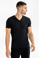 BASIC V-NECK Black